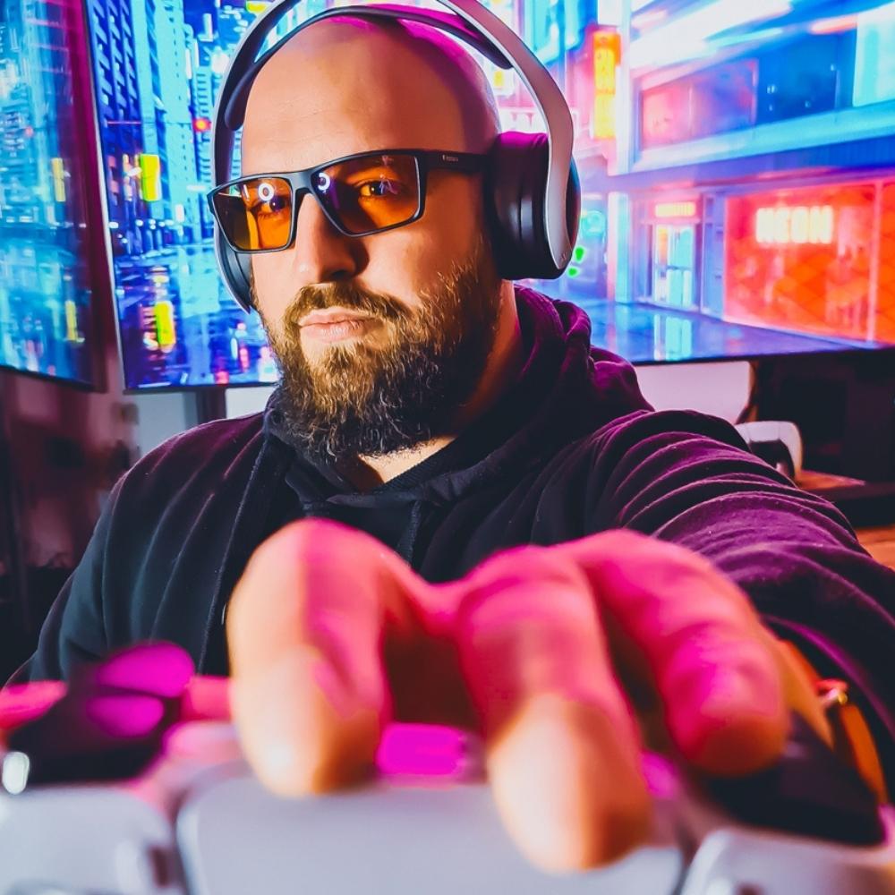 lunettes lumière bleue gaming pour homme