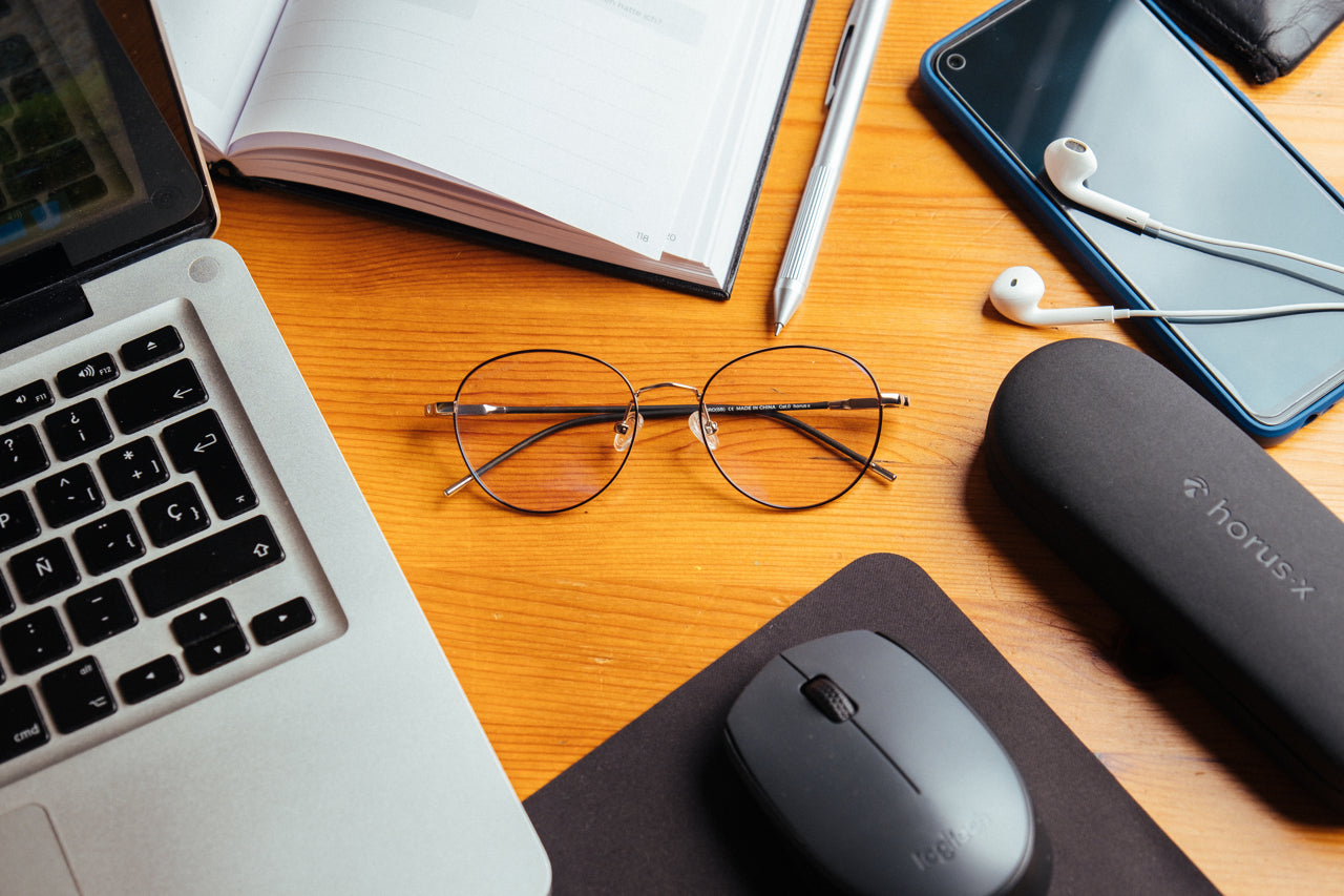 lunettes pour écrans pour yeux sans correction aux verres clair ushuaia silver formes ronde protègent la vue