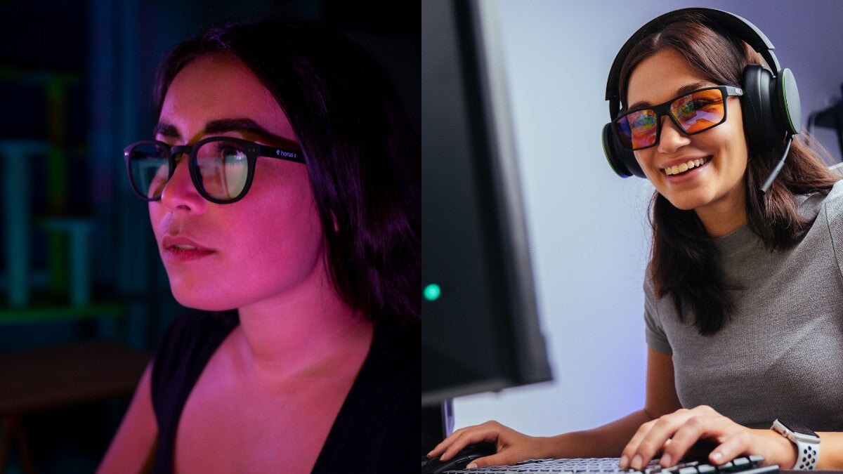 Lunettes anti UV et lumiere bleue pour ordinateur Horus X