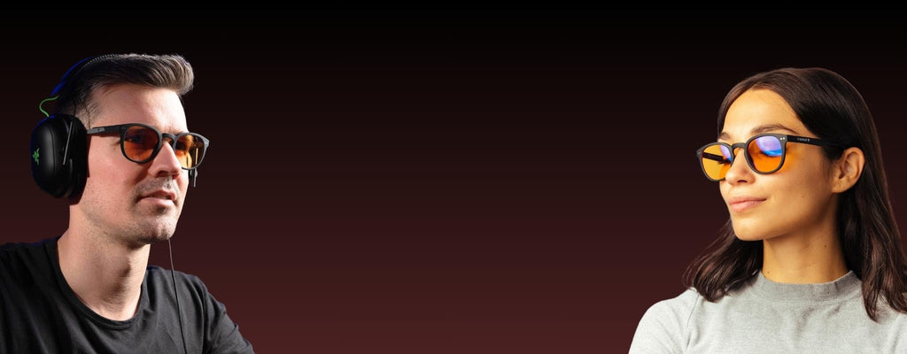 Lunette anti Lumiere Bleue Homme Femme, Lunettes anti Écran PC Lunettes  Ordinateur Lunette Gamer, anti Fatigue Lunette Femme sans Correction,  Lunettes Protection Filtre Bleu pour Gaming PC Mobile TV : : Mode