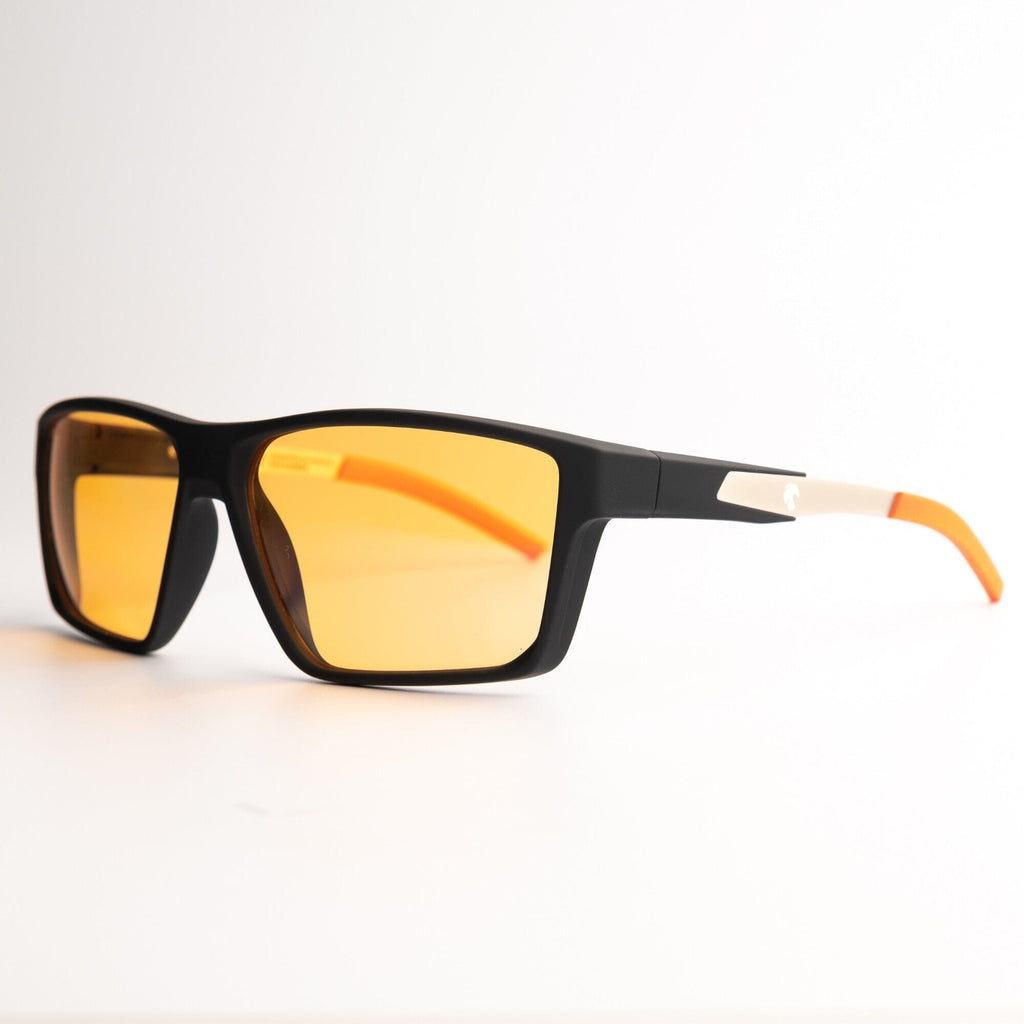 lunettes de gamer la revolution orange horus x vue profil